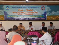 Forum MKKS SMP dan Satu Atap (SATAP) Se-Kabupaten Lombok Barat melaksanakan Kegiatan Pisah Sambut Kepala Dinas  Pendidikan dan Kebudayaan Kabupaten Lombok Barat Tahun 2024